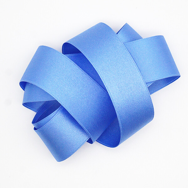 Cornflower Blue Silk Satin Ribbon
